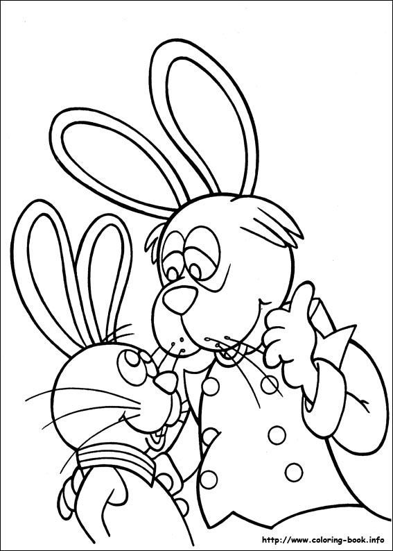 Peter Cottontail coloring picture